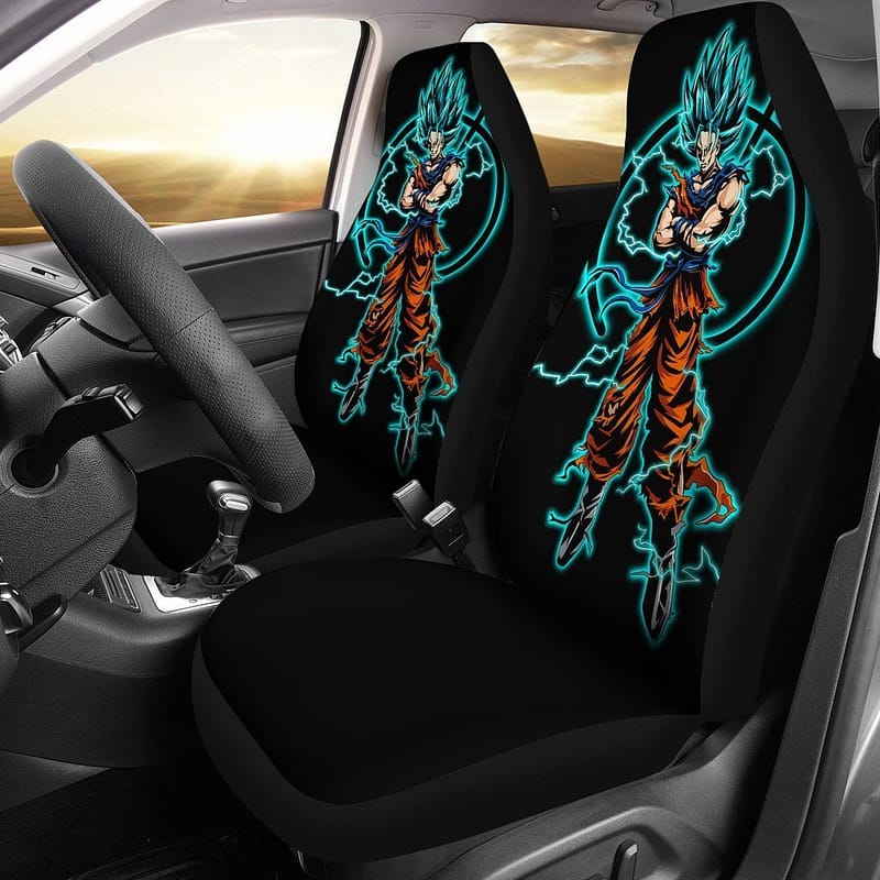 Goku Blue Dragon Ball 2 Car Seat Covers