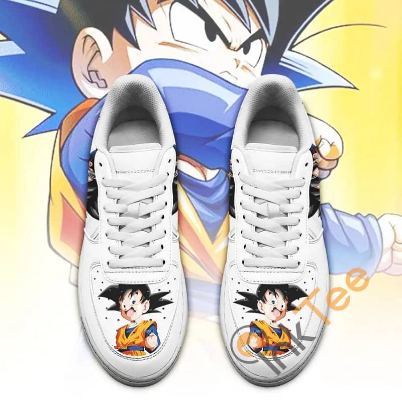 Goten Custom Dragon Ball Z Anime Amazon Nike Air Force Shoes