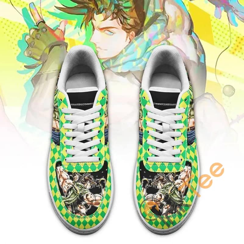 Joseph Joestar Jojo Anime Fan Gift Idea Amazon Nike Air Force Shoes