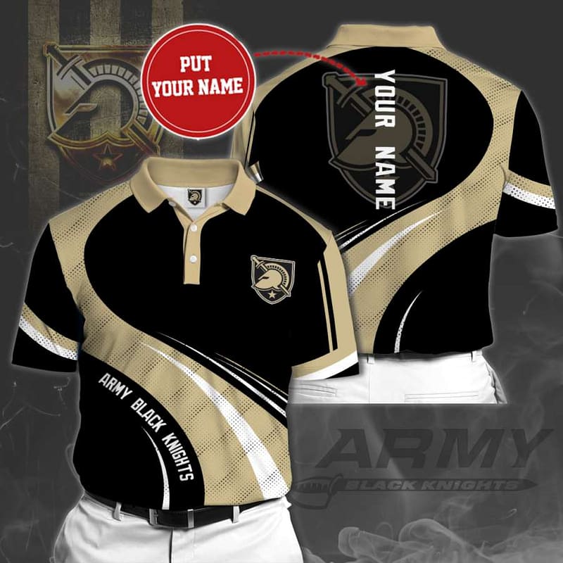Personalized Army Black Knights No63 Polo Shirt