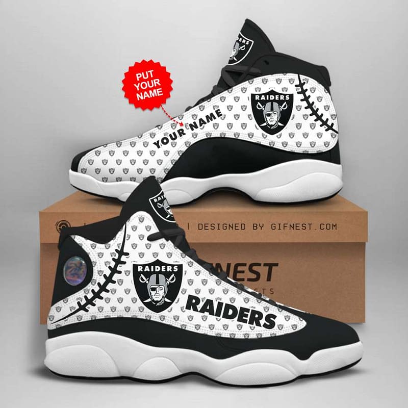 Personalized Oakland Raiders Custom No246 Air Jordan Shoes