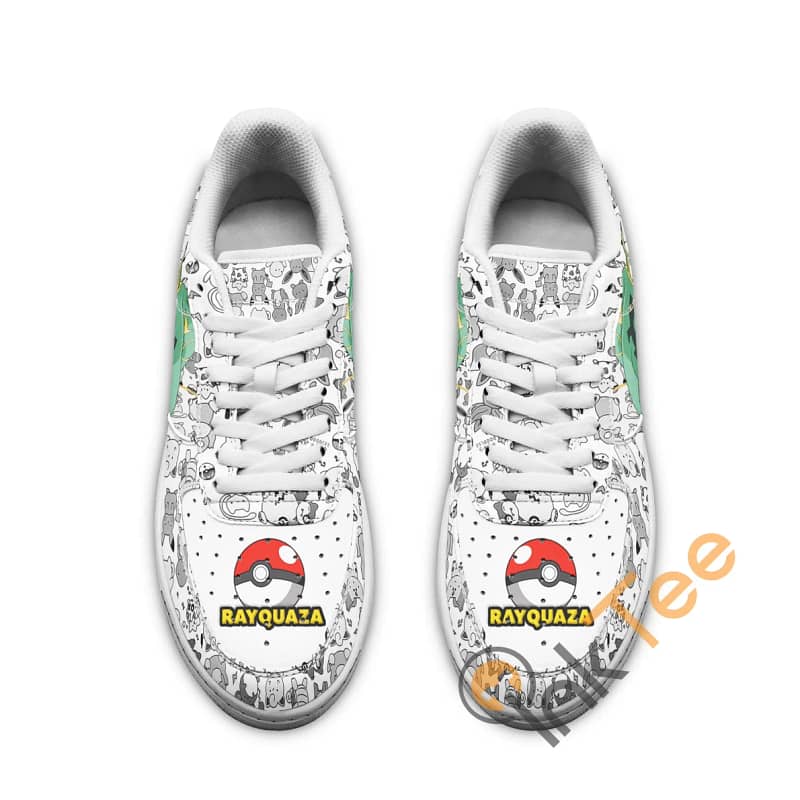 Rayquaza Pokemon Fan Gift Idea Amazon Nike Air Force Shoes