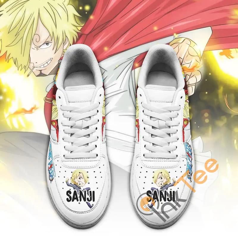 Sanji Custom One Piece Anime Fan Amazon Nike Air Force Shoes