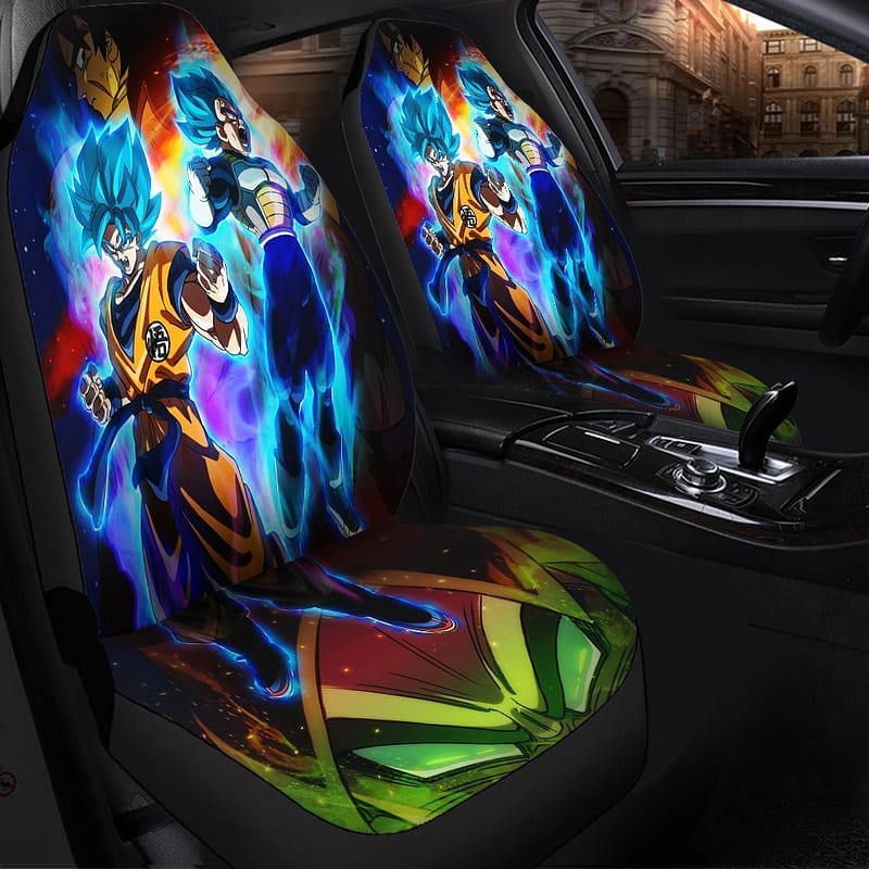Super Broly The Legendary Saiyan Appears Dragon Ball Car Seat Covers