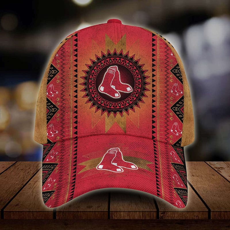 Boston Red Sox Mlb Team Logo Native Americans Classic Cap