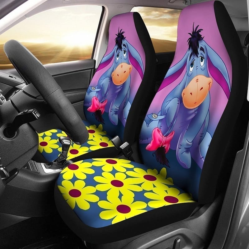 Cute Eeyore For Fan Gift Sku 1624 Car Seat Covers