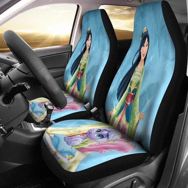 Cute Mulan Princess For Fan Gift Sku 2230 Car Seat Covers