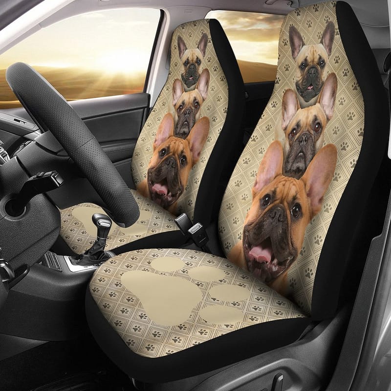 French Bulldog For Fan Gift Sku 2277 Car Seat Covers