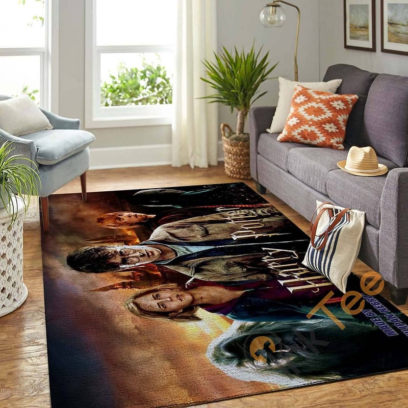 Harry Potter And Principal Hogwarts Carpet Living Room Floor Decor Gift For Potter's Fan Rug