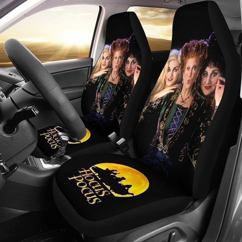 Hocus Pocus For Fan Gift Sku 1600 Car Seat Covers