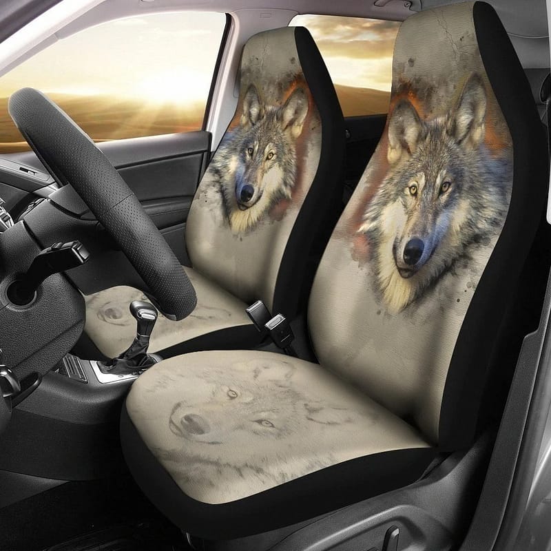 I Am A Wolf For Fan Gift Sku 2241 Car Seat Covers