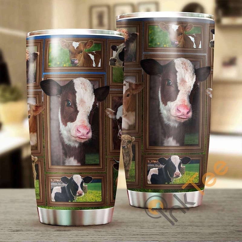 Love Dairy Cattle Stainless Steel Tumbler