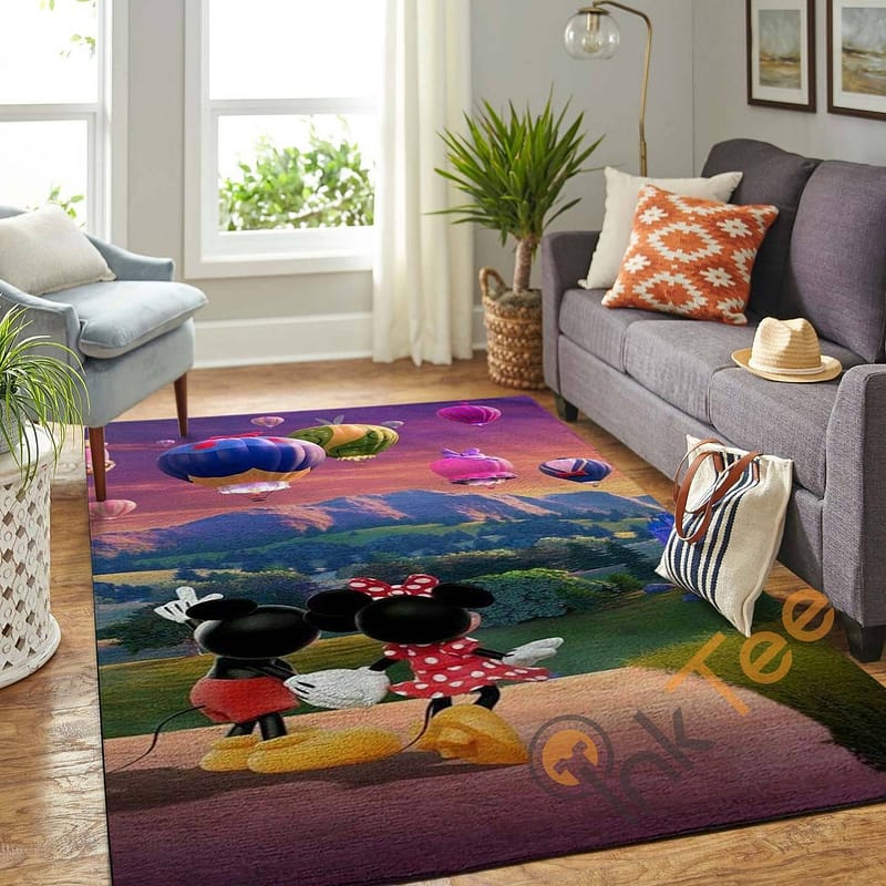 Mickey Mouse Minne And Disney Lover Movies Christmas Gift Floor Decor Rug