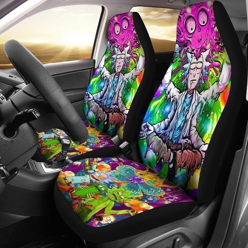 Rick & Morty Funny Rick Zen For Fan Gift Sku 1469 Car Seat Covers