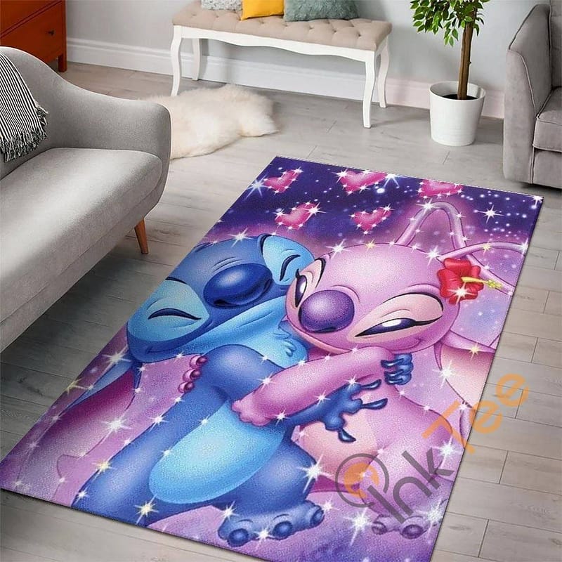 Stitch Disney Movies Lover Gift For Lovers Rug