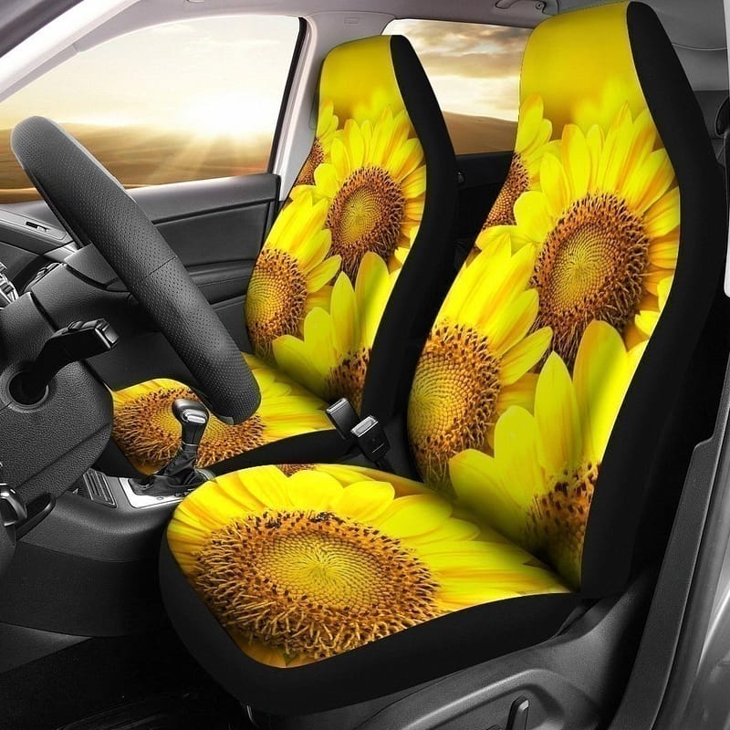 Sunflowers For Fan Gift Sku 1529 Car Seat Covers