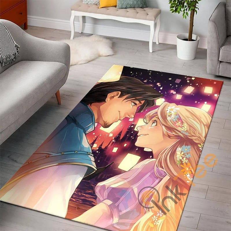 Tangled Disney Princess Movies Mickey Mouse Kitchen Bedroom Lover Rug