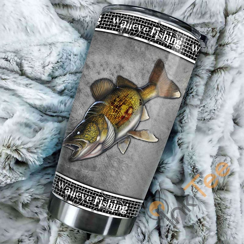 Walleye Fishing Camo Amazon Best Seller Sku 3262 Stainless Steel Tumbler