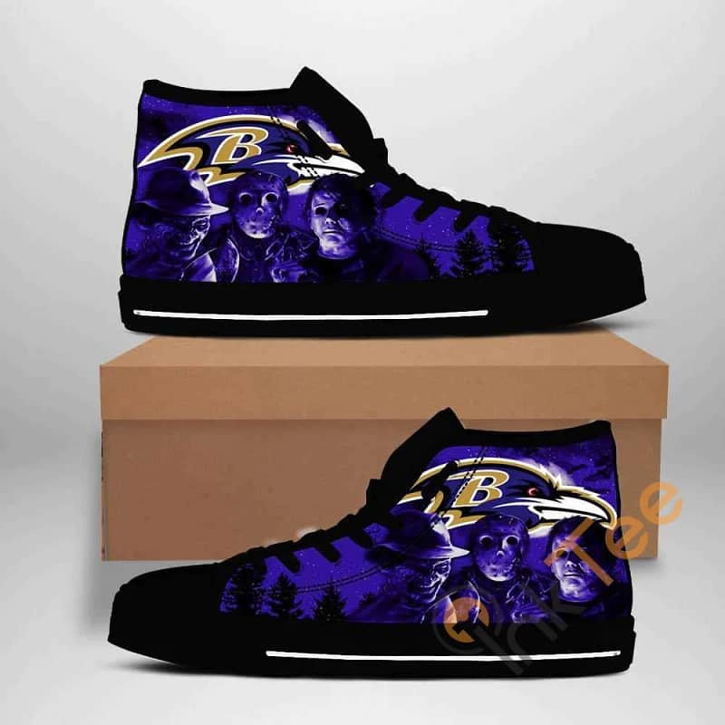 Baltimore Ravens Nfl Football Amazon Best Seller Sku 1275 High Top Shoes