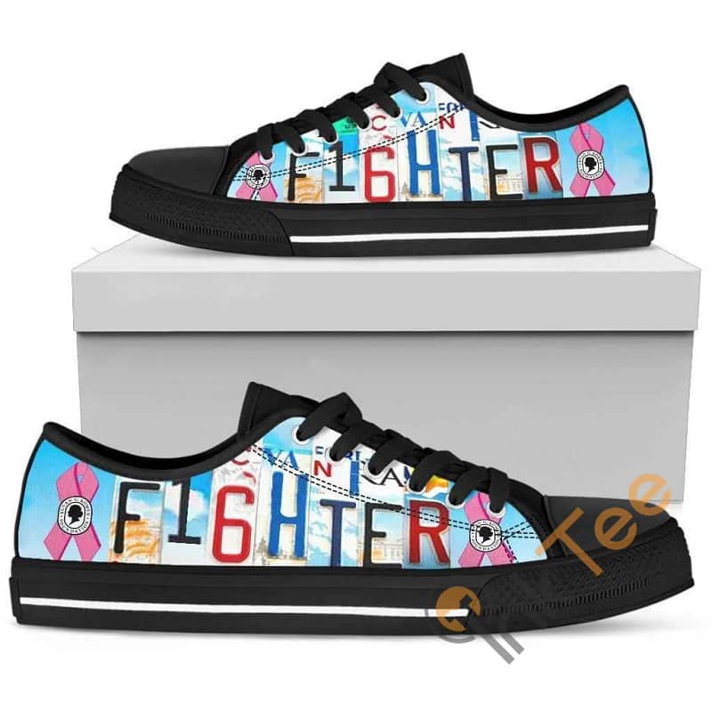 Breast Cancer Fighter Low Low Top Shoes