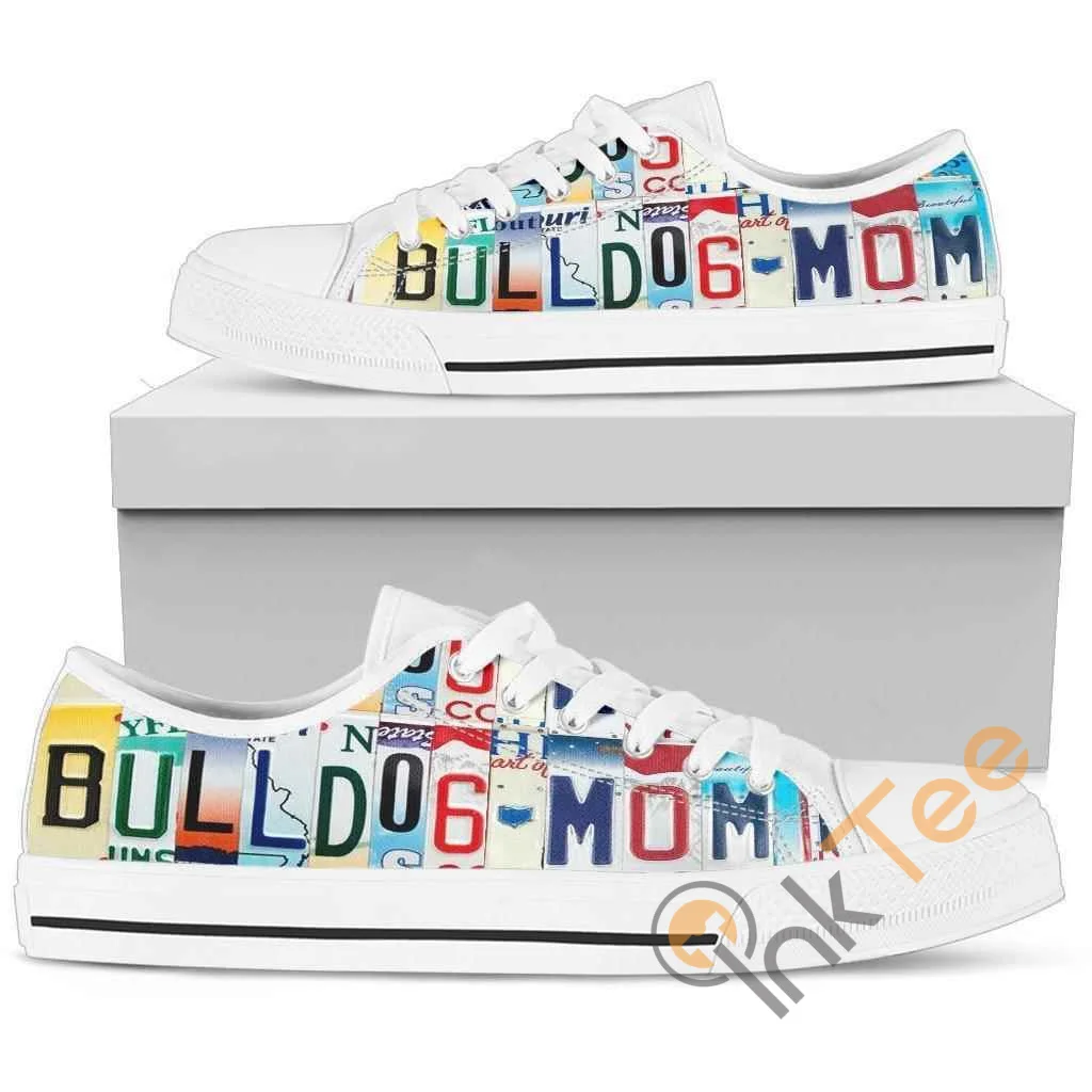 Bulldog Mom Low Low Top Shoes