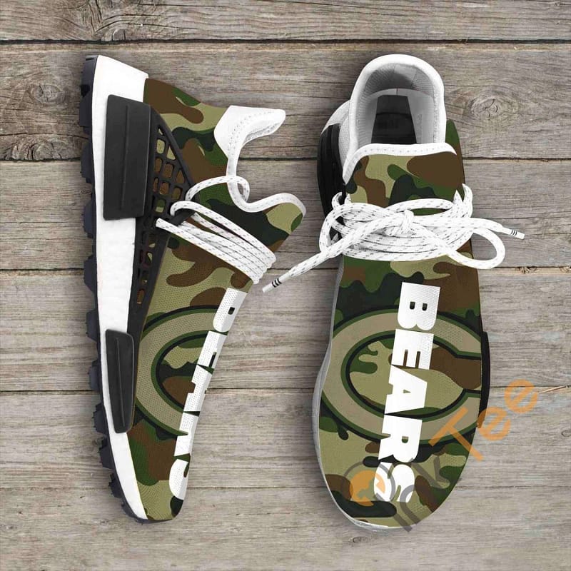 Camo Camouflage Chicago Bears Nfl NMD Human Shoes
