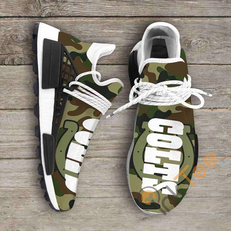 Camo Camouflage Indianapolis Colts Nfl NMD Human Shoes