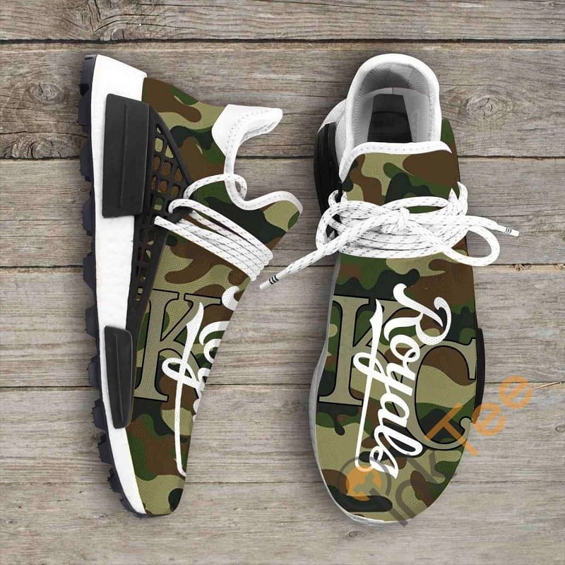 Camo Camouflage Kansas City Royals Mlb NMD Human Shoes