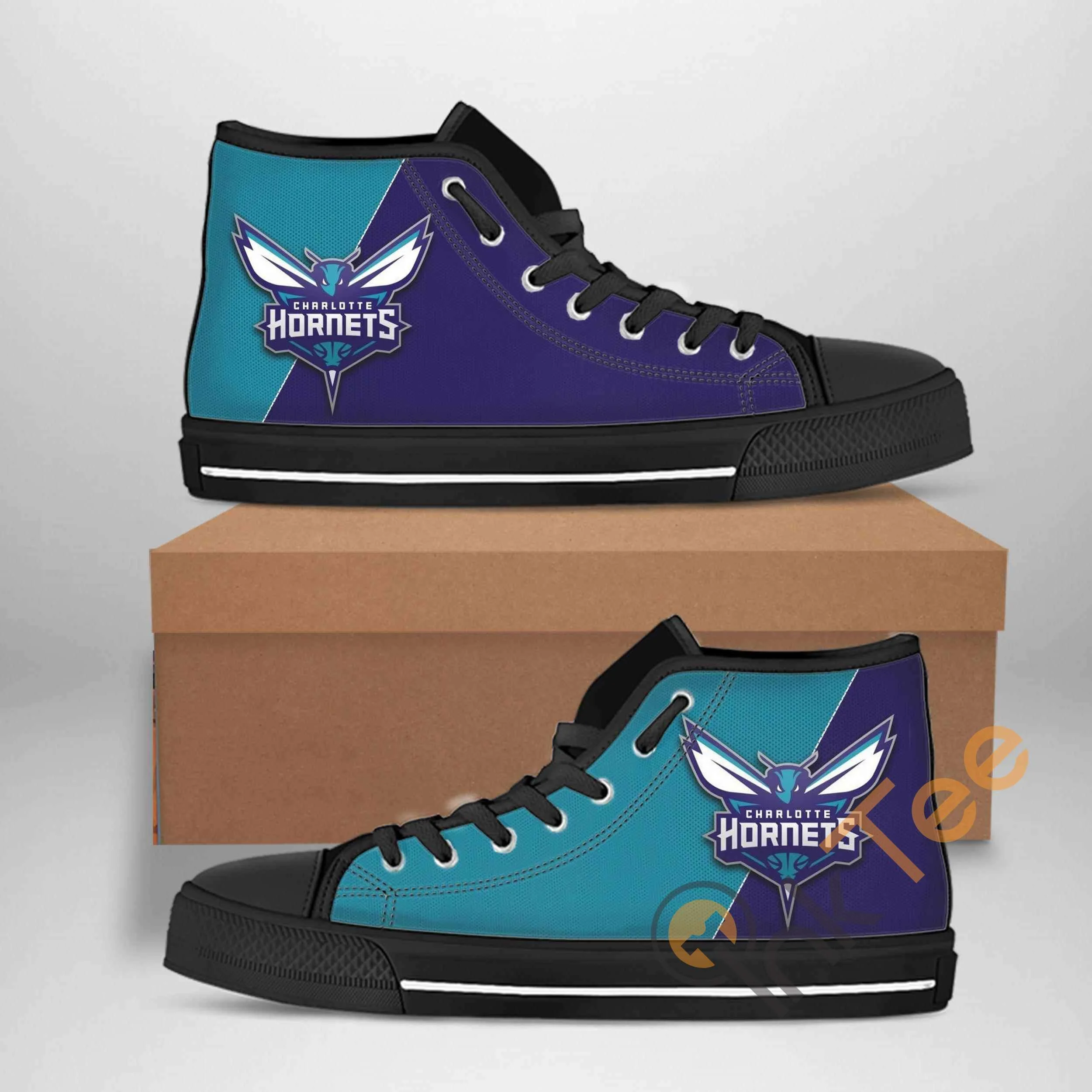 Charlotte Hornets Nba Basketball Amazon Best Seller Sku 1449 High Top Shoes