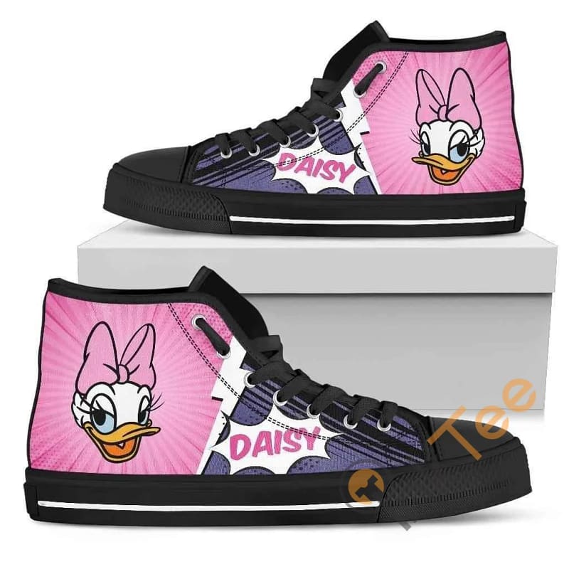 Daisy Duck Amazon Best Seller Sku 1485 High Top Shoes