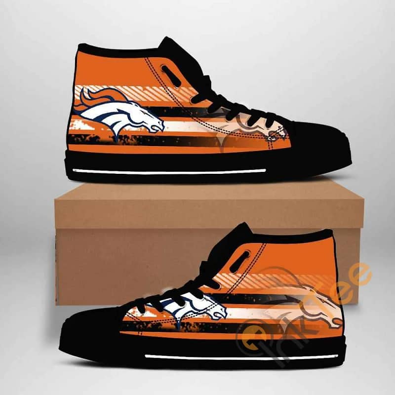 Denver Broncos Nfl Football Amazon Best Seller Sku 1522 High Top Shoes