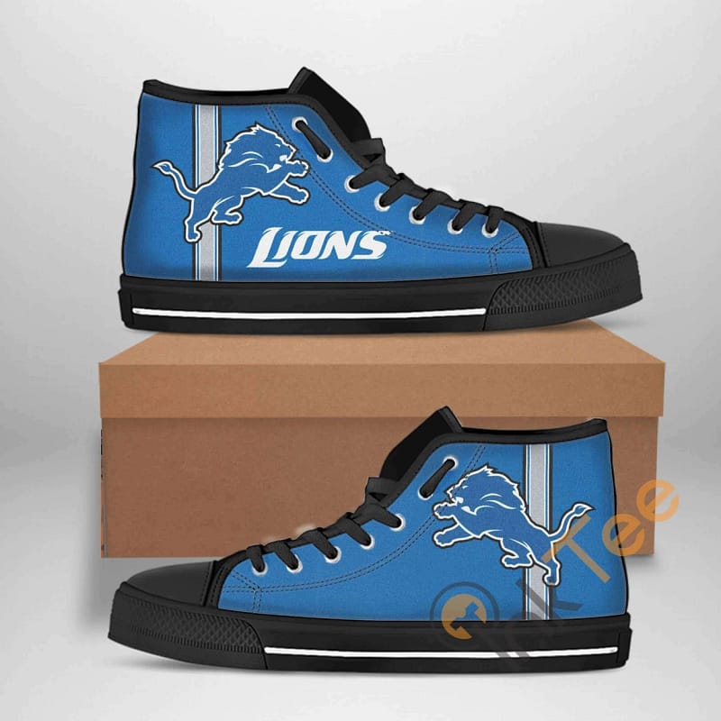 Detroit Lions Nfl Football Amazon Best Seller Sku 1535 High Top Shoes