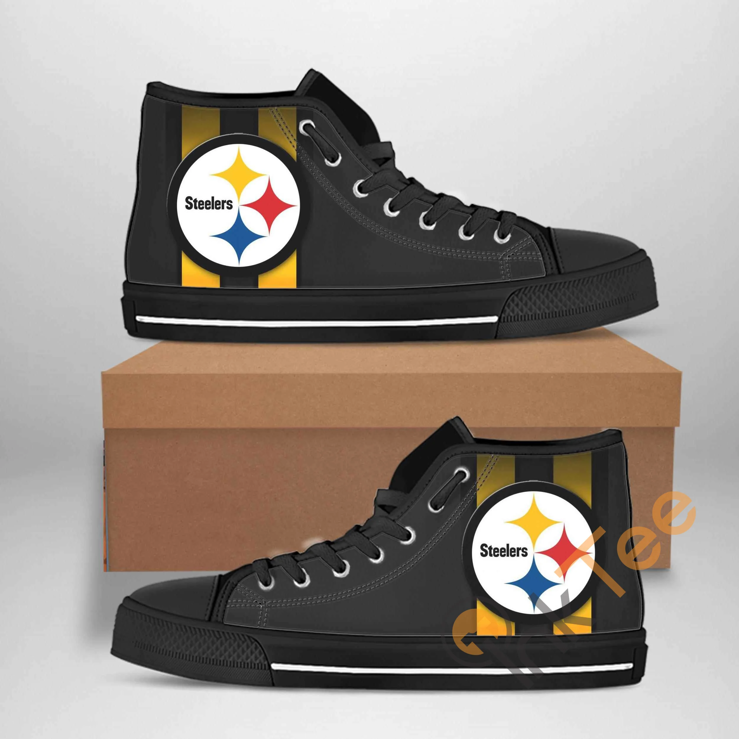 Pittsburgh Steelers Nfl Football Amazon Best Seller Sku 2139 High Top Shoes