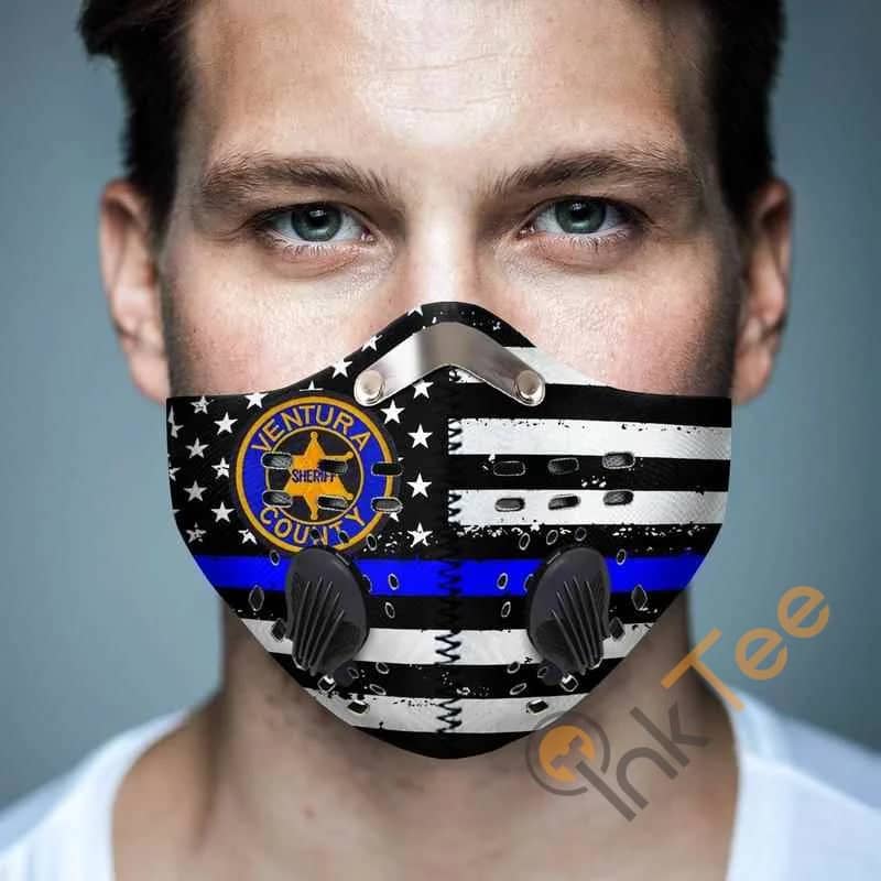 Ventura County Sheriff Filter Activated Carbon Pm 2.5 Fm Face Mask