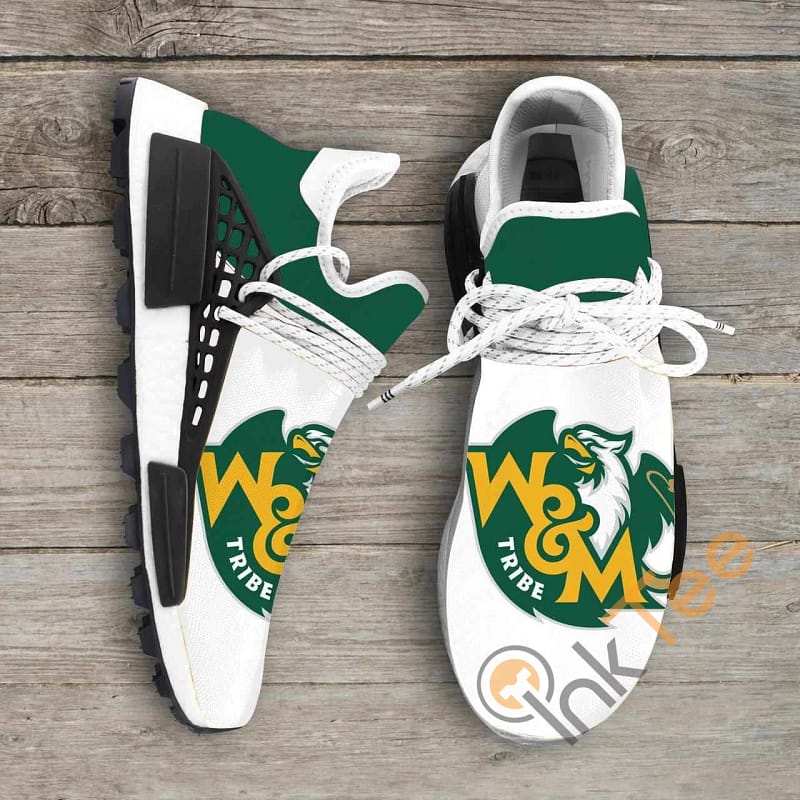 William & Mary Tribe Ncaa NMD Human Shoes