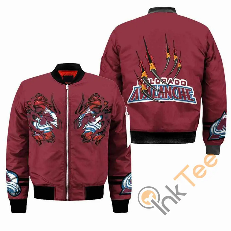 Colorado Avalanche NHL Claws  Apparel Best Christmas Gift For Fans Bomber Jacket
