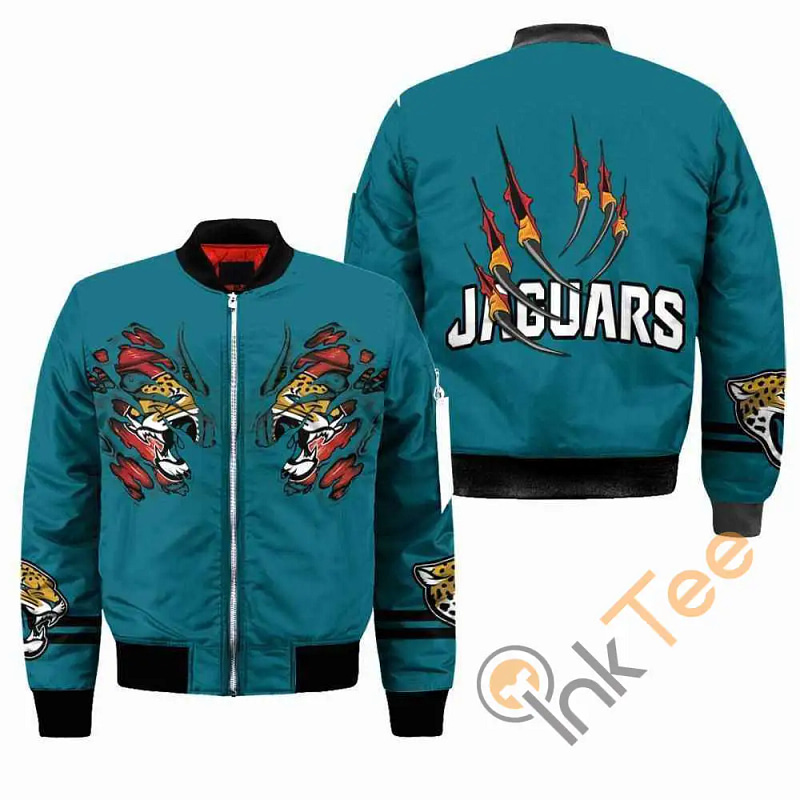 Jacksonville Jaguars NFL Claws  Apparel Best Christmas Gift For Fans Bomber Jacket