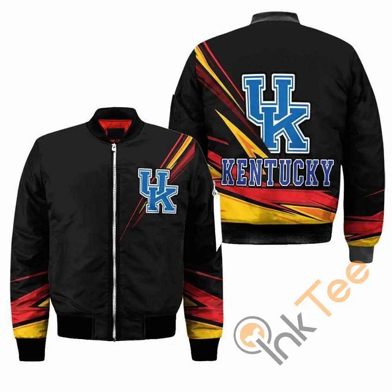 Kentucky Wildcats NCAA Black  Apparel Best Christmas Gift For Fans Bomber Jacket