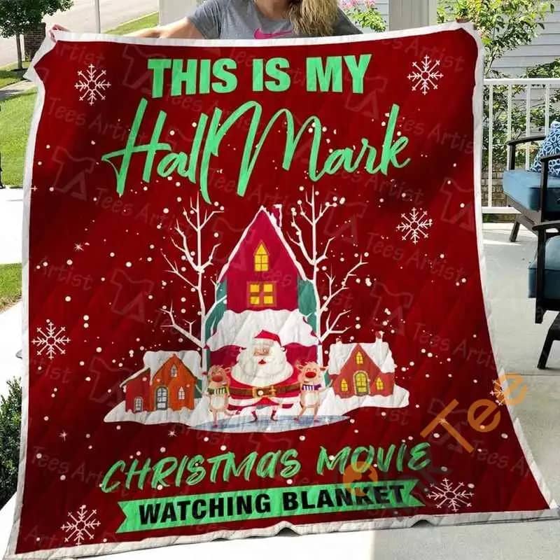 Hallmark Christmas Movie Santa Blanket Quilt