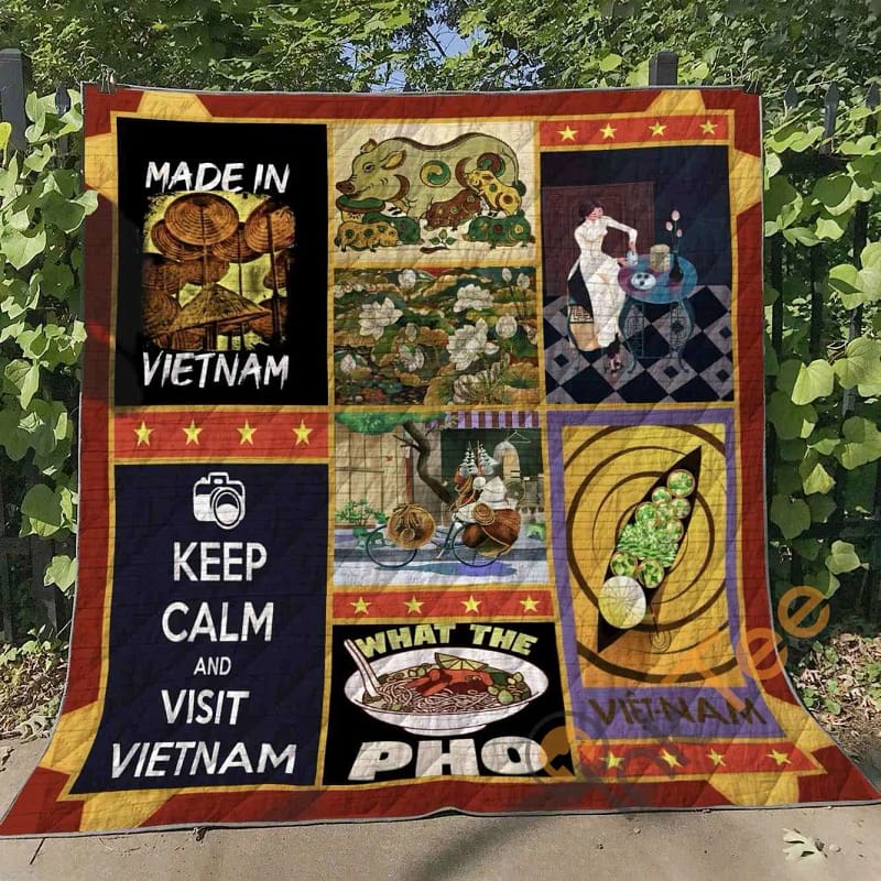 Keep Calm And Visit Vietnam  Blanket TH2906 Quilt