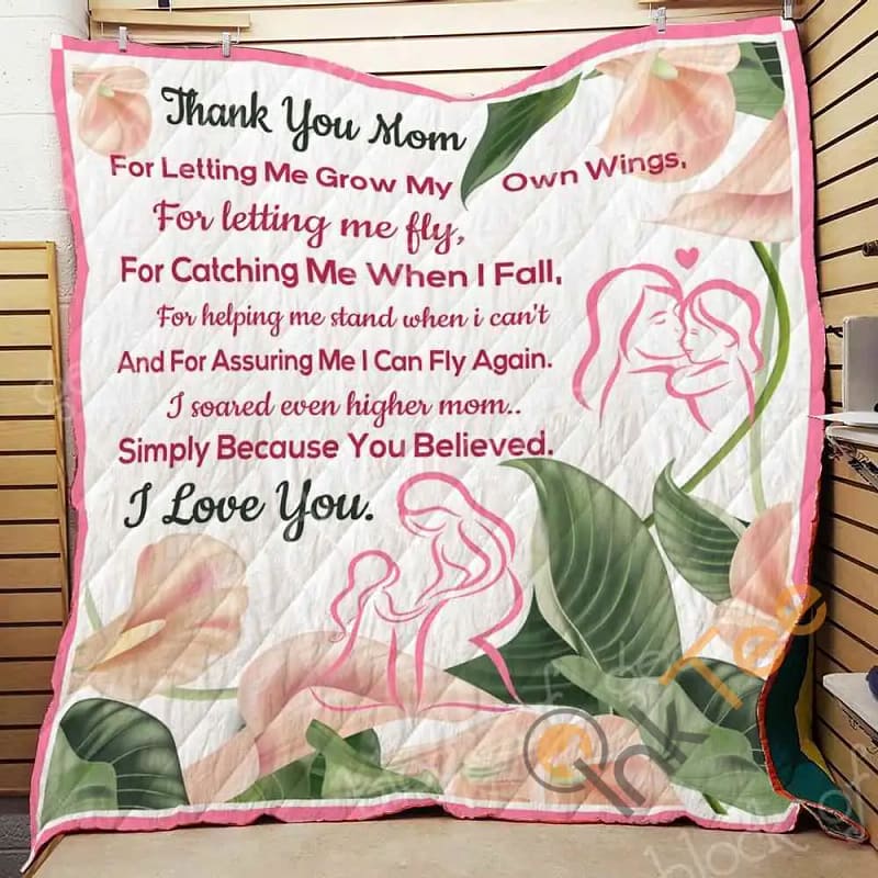 Mom I Really Love You  Blanket KC1807 Quilt