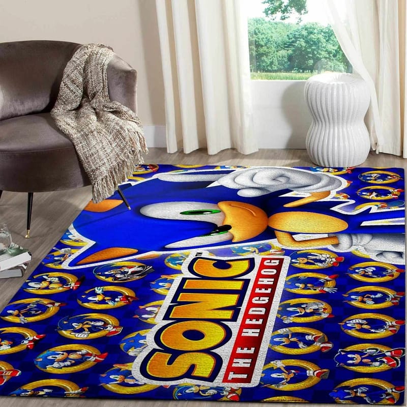 Sonic The Hedgehog Area  Amazon Best Seller Sku 3623 Rug