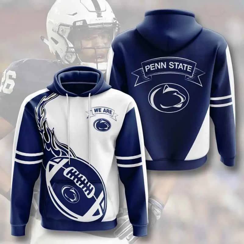 Sports American Football Ncaaf Penn State Nittany Lions Usa 278 Hoodie 3D