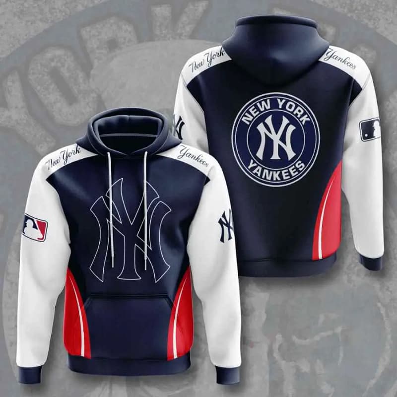 Sports Baseball Mlb New York Yankees Usa 255 Hoodie 3D