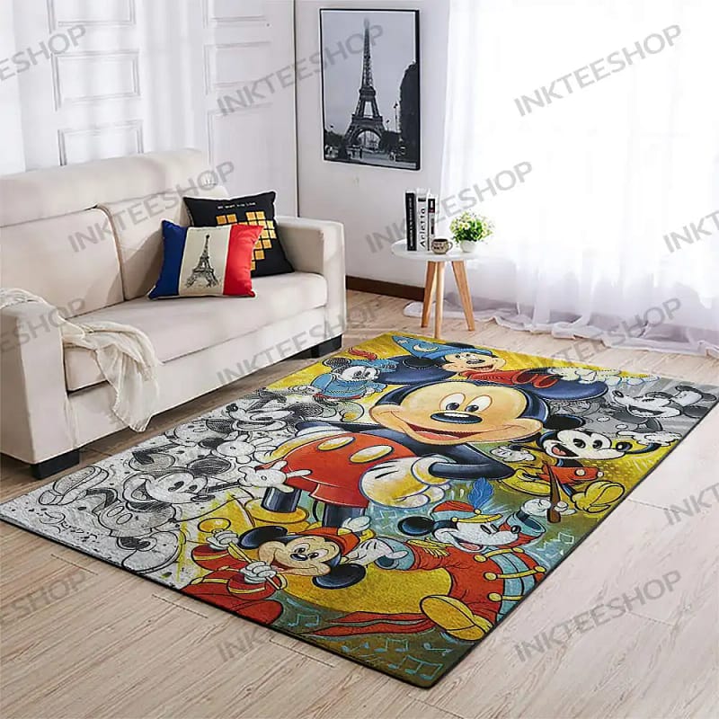 Home Decor Mickey Mouse Disney Carpet Rug