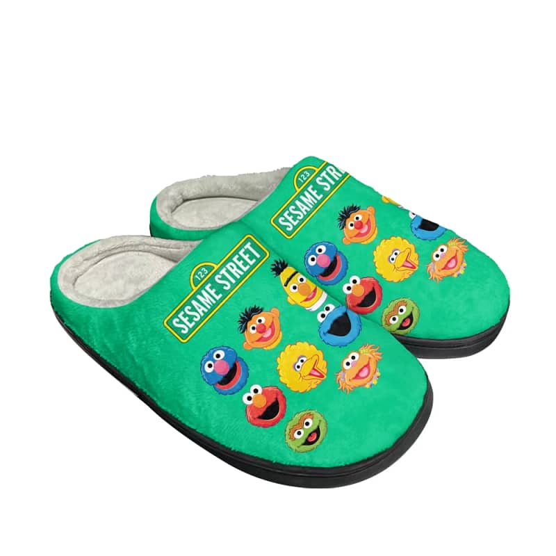 Cartoon Sesame Street Comics Elmo Custom Shoes Slippers