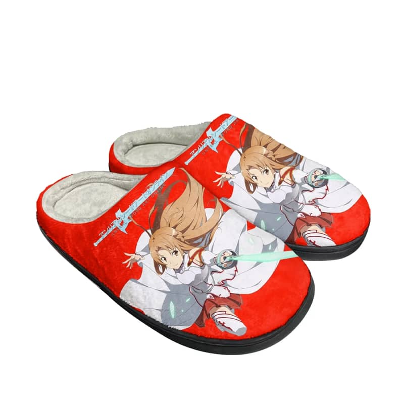 Comics Novel Asuna Sword Art Online Shoes Slippers
