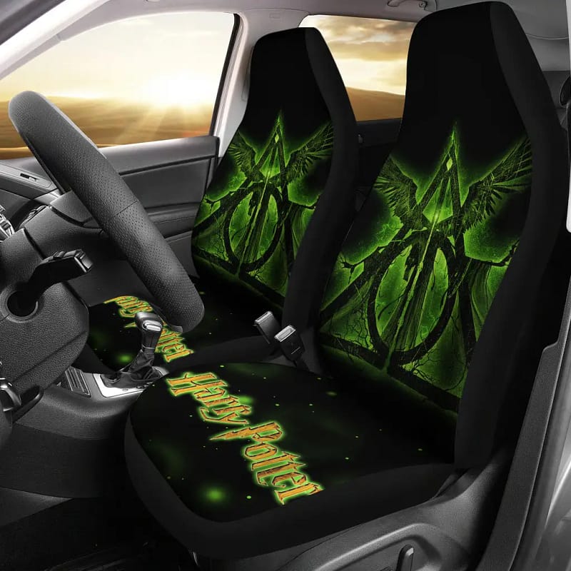 Harry Potter Symbol Moonlight Premium Custom Car Seat Covers