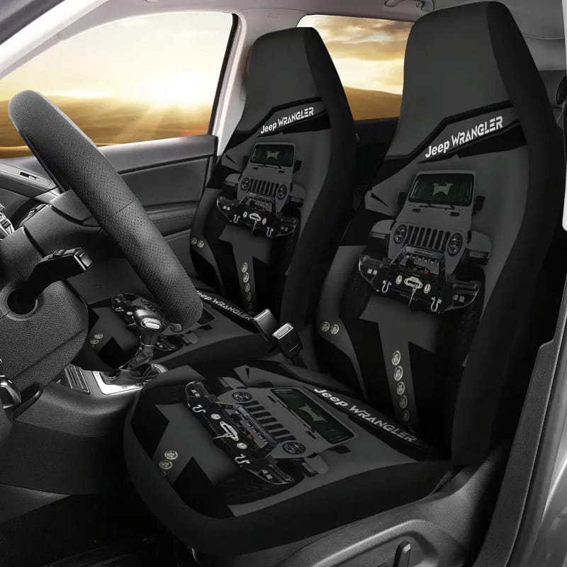 Jeep Gray Premium Custom Car Seat Covers