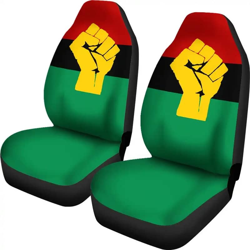 Pan African Flag Car Seat Covers